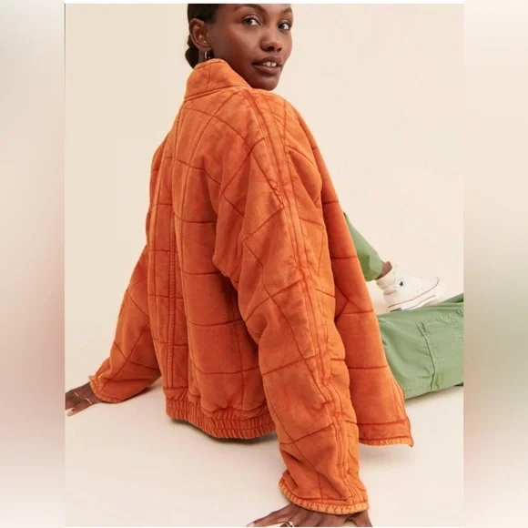 Free People Dolman Quilted Knit Jacket - Picture 4 of 13